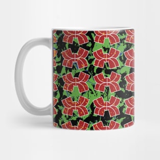 colorful geometric rectangular patterns Mug